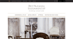 Desktop Screenshot of franskatestamentet.com